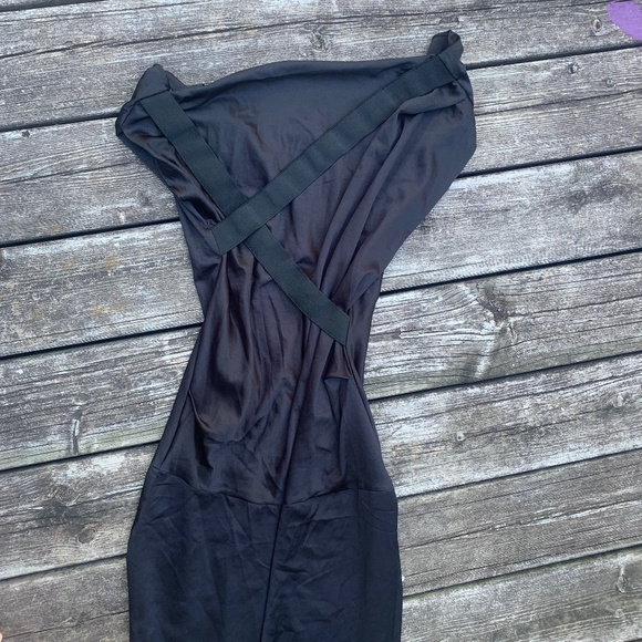 NWOT ASOS Bandage  Sleeveless Satin Dress with Cowl Back, Small (US 4) - Picture 2 of 9